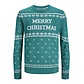 Jack & Jones Jack & Jones Kersttrui Heren Gebreid JORHOLLY Groen