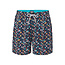 Happy Shorts Happy Shorts Heren Zwemshort Geometrische Print Donkerblauw