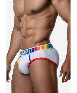PUMP Men's Spectrum Pride Briefs White/Rainbow