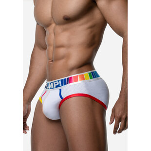 PUMP Heren Spectrum Pride Slip Wit/Regenboog