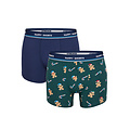 Happy Shorts Happy Shorts 2-Pack Kerst Boxershorts Heren Kerst Print
