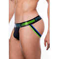 PUMP! PUMP Heren Play Jockstrap Zwart/Groen/Blauw