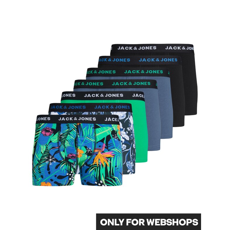 Jack & Jones Jack & Jones Boxershorts Heren Trunks JACFLOWER 7-Pack