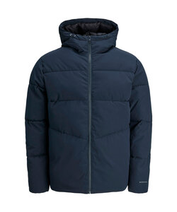 Jack & Jones Men's Winter Jacket JJGLOBAL Puffer Jacket Sky Captain Dark Blue