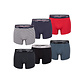 Happy Shorts Happy Shorts Boxer Shorts Men Multipack 6-Pack Gray/Blue Striped
