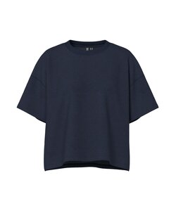 Pieces Ladies T-shirt PCCHILLI Sweatshirt Round Neck Plain Dark Blue