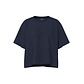 PIECES Pieces Ladies T-shirt PCCHILLI Sweatshirt Round Neck Plain Dark Blue