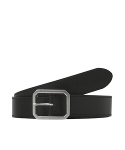 Jack & Jones Men's Belt JACSQUARE Leather Black