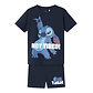 Name It Name It Boys Short Pajama Set Shortama NMMARUSH STITCH Dark Blue