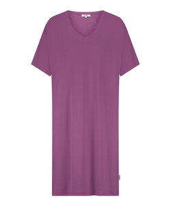 Ten Cate Ladies Nightshirt Short Sleeve Solid Purple