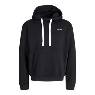 Jack & Jones Men's Hoodie JCOCOVER Black