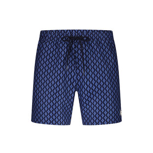 Ten Cate Men's Swim Shorts Print Dark Blue