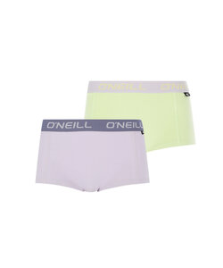 O'Neill Ladies Boxers Shorts 2-Pack Thistle Reed