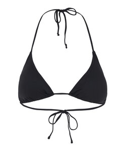 Pieces Women's Triangle Bikini Top PCBAOMI Solid Black