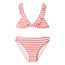Name It Name It Meisjes Bikini Set NKFZALEY Gestreept Rood/Wit