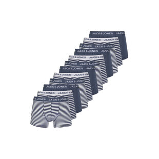 Jack & Jones Men's Boxer Shorts Striped JACSTRIPES Mega Multipack 12-Pack