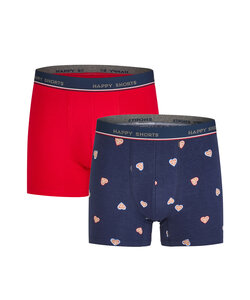 Happy Shorts Men's Boxer Shorts Oktoberfest 2-Pack Gingerbread Heart