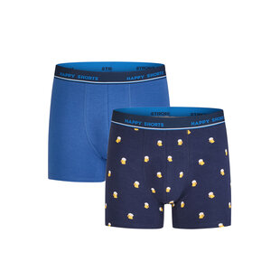 Happy Shorts Heren Boxershorts Oktoberfest 2-Pack Bier
