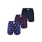 Phil & Co Phil & Co Heren Wijde Boxershorts Kerst Multipack 3-Pack