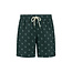 Shiwi Shiwi Men's Swim Short MIKE 7" Coral Print Dark Green
