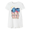 Name It Name It Girls Nightshirt NMFASTA STITCH White