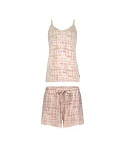 Ten Cate Women's Short Pyjama Set Shortama Blush Print