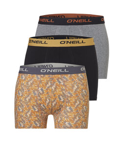 O'Neill Men's Boxer Shorts Trunks Dipped Leaf 3-Pack