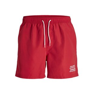 Jack & Jones Men's Swim Short JPSTKAIKO Red