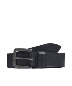 Jack & Jones Heren Riem JACVICTOR Leer Zwart