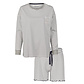 By Louise By Louise Ladies Pajama Lounge Set Gray Striped