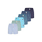 Phil & Co Phil & Co Wijde Boxershorts Heren 6-Pack Multipack D525