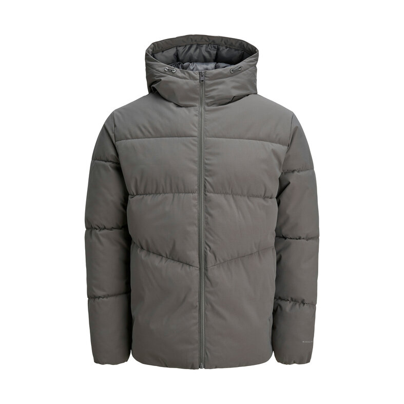 Jack & Jones Jack & Jones Men's Winter Jacket JJGLOBAL Puffer Jacket Castlerock Gray