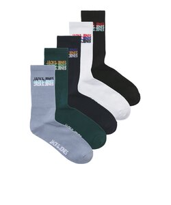 Jack & Jones Junior Sportsokken Jongens JACCYBER Tennissokken 5-Pack