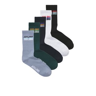 Jack & Jones Junior Sports Socks Boys JACCYBER Tennis Socks 5-Pack