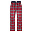 Phil & Co Phil & Co Heren Pyjamabroek Lang Flanel Geruit Rood