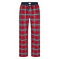 Phil & Co Phil & Co Heren Pyjamabroek Lang Flanel Geruit Rood