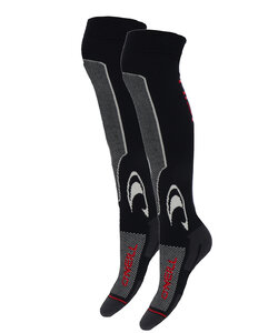 O'Neill Ladies/Gentlemen Ski Socks 1-Pair Black Coral
