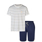 Phil & Co Phil & Co Men's Short Pajama Short Pajama Set Striped