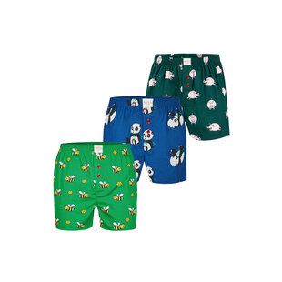 Phil & Co Wide Boxer Shorts Men With Print 3-Pack