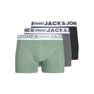 Jack & Jones Men's Boxer Shorts Trunks SENSE 3-Pack Multicolor