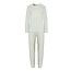 By Louise By Louise Dames Pyjama Set Lang Mint Groen