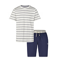 Phil & Co Phil & Co Men's Short Pajama Short Pajama Set Striped