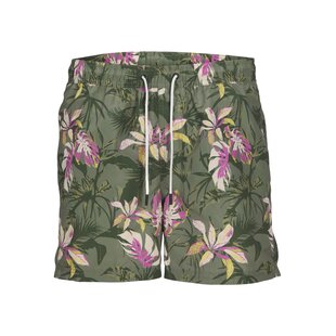 Jack & Jones Men's Swim Short JPSTFIJI JJSWIM Tropical Print