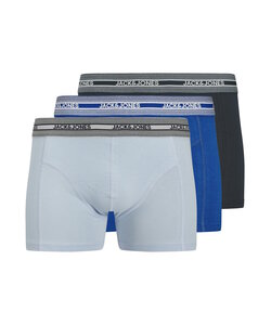 Jack & Jones Junior Boys Boxer Shorts Trunks JACLEO 3-Pack Blue