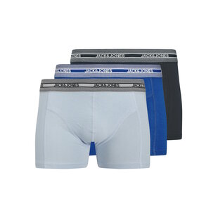 Jack & Jones Junior Boys Boxer Shorts Trunks JACLEO 3-Pack Blue