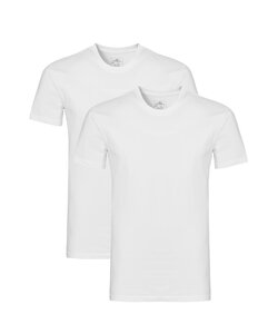 O'Neill Heren Ondershirt Katoen T-shirt Ronde Hals 2-Pack Wit