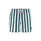 Shiwi Shiwi Heren Zwemshort Broad Stripe Donkergroen/Wit