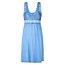 By Louise By Louise Slipdress Ladies Nightshirt With Lace Light Blue