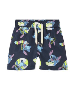 Name It Jongens Lange Zwemshorts NMMMIC Stitch Donkerblauw