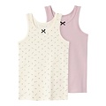 Name It Name It Children's Tops Girls NKFTANK Pink/Off-White 2-Pack